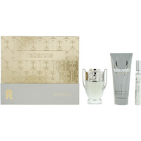 Rabanne Invictus 3 Piece Gift Set: Eau de Toilette 50m - Eau de Toilette 10ml - Shower Gel 100ml