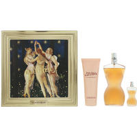 Jean Paul Gaultier Classique 3 Piece Gift Set: Eau De Toilette 100ml - Eau De Toilette 6ml - Body Lotion 75ml