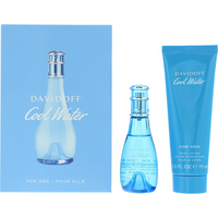 Davidoff Cool Water For Her 2 Piece Gift Set: Eau De Toilette 30ml - Body Lotion 75ml