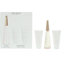Issey Miyake L'eau D'issey Pivoine 3 Piece Gift Set: Eau de Toilette 50ml - Body