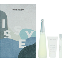 Issey Miyake L'eau D'issey 3 Piece Gift Set: Eau de Toilette 100ml - Eau de Toil