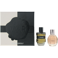 Viktor Rolf Flowerbomb 2 Piece Gift Set: Flowerbomb Eau de Parfum 7ml - Spicebomb Eau de Toilette 7ml