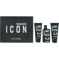 Dsquared2 Pour Homme 3 Piece Gift Set: Eau de Parfum 100ml - Body Lotion 100ml - Aftershave Balm 100ml