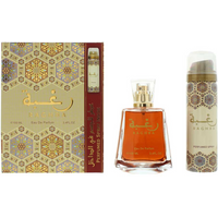 Lattafa Raghba 2 Piece Gift Set: Eau de Parfum 100ml - Deodorant Spray 50ml
