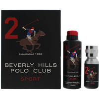 Beverly Hills Polo Club Sport 2 2 Piece Gift Set: Eau de Toilette 50ml - Deodorant Spray 175ml