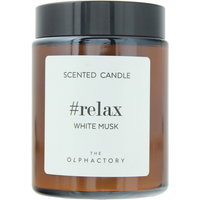 The Olphactory Relax White Musk Scented Candle 135g