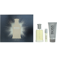 Hugo Boss Bottled 3 Piece Gift Set: Eau de Toilette 100ml - Eau de Toilette 10ml - Shower Gel 100ml