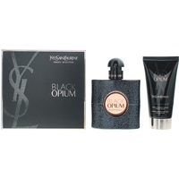 Yves Saint Laurent Black Opium 2 Piece Gift Set: Eau De Parfum 50ml - Body Lotio