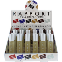 Eden Classic Rapport Silver 10ml Roll On Perfume Display Unit 24pcs