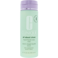 Clinique All About Clean Liquid Facial Soap Mild For Dry/Combination Skin 200ml