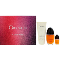 Calvin Klein Obsession For Women 3 Piece Gift Set: Eau de Parfum 100ml - Body Lotion 200ml - Eau de Parfum 15ml