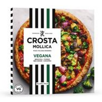 Crosta Mollica Pizza Vegana - Broccoli Red Onion Mushrooms and Chickpea 498g