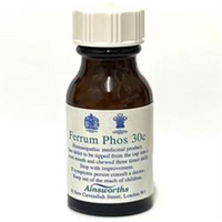 Ainsworths Ferrum Phos 30C Single Counter Remedy 120 tabs