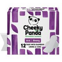 Cheeky Panda Biodegradable bamboo liner and core heavy pads