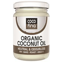 Cocofina Everyday Organic Neutral Coconut Oil 500ml Glass Jar