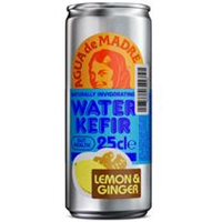 Agua De Madre Agua de Madre Lemon & Ginger Water Kefir 250ml Can