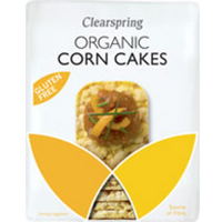 Clearspring Organic Puffed Corncakes 130g