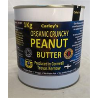 Carley's Organic CRUNCHY Peanut Butter 1kg Eco Tin