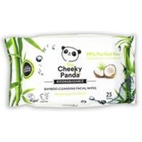 Cheeky Panda 100% Bamboo Cleansing Facial Wipes Coconut Scented 25 Wipes