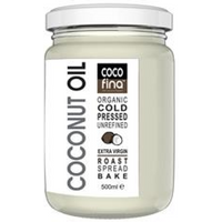 Cocofina Organic Coconut Oil in 500ml Glass Jar