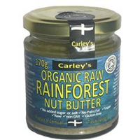 Carley's Carley's Organic Raw Rainforest Nut Butter 170g