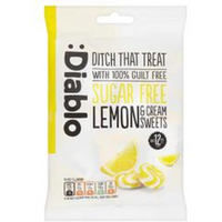 Diablo Sugar Free Lemon & Cream Sweets 75g