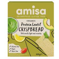 Amisa Amisa Organic Crispbread - Protein Lentil GF 100g