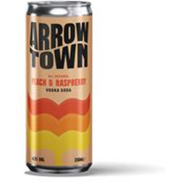 Arrowtown Arrowtown Peach & Raspberry Vodka Soda 330ml