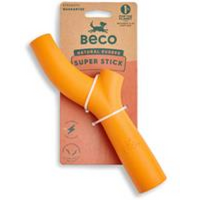 Beco Interactive fetch chew dog toy for stick lovers. 1 orange stick.