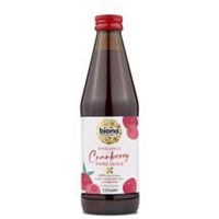 Biona Organic Cranberry Juice Pure 330ml