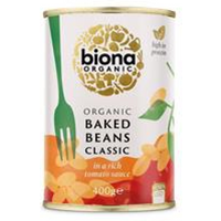 Biona Organic Baked Beans in Tomato Sauce 400g