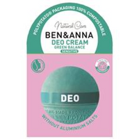 Ben and Anna Ben & Anna Deodorant Cream PolyPotato Packaging Green Balance 40g
