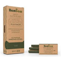 Bambaw Bambaw | 100 razor blades (20 pack of 5 blades)