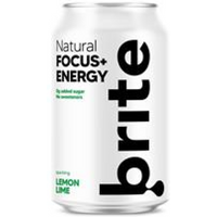 Brite Drinks Brite Natural FOCUS ENERGY Lemon Lime 330ml