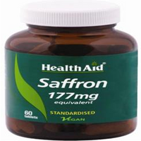 HealthAid Saffron 177mg Equivalent - 60 Capsules