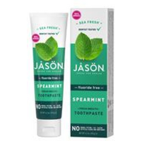 Jason Sea Fresh Spearmint Fresh Breath Toothpaste Fluoride Free -119g