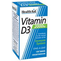 HealthAid Vitamin D3 2000iu New-120 Tablet