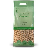 Just Natural Organic Organic Chickpeas 500g