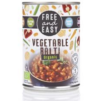 Free & Easy Organic Vegetable Balti Ready Meal 400g