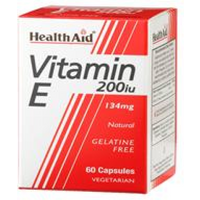 HealthAid Vitamin E 200iu Natural Vegicaps 60's