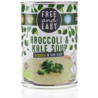 Free & Easy Free & Easy Low Salt Organic Broccoli & Kale Soup 400g