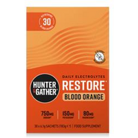 Hunter and Gather Restore Hydration Electrolytes Blood Orange 30 x 6.1g per pack