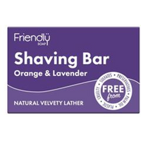 Friendly Soap Shaving Bar - Orange & Lavender 95g