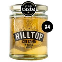 Hilltop Honey Cut Comb In Acacia Honey 340g