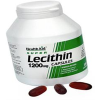 HealthAid Lecithin 1200mg (unbleached) Capsules 100's