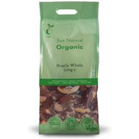 Just Natural Organic Organic Brazils Whole 500g