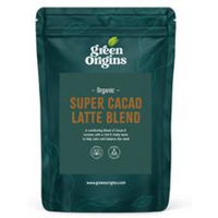 Green Origins Organic Super Cacao Latte Blend of Vegan Hot Chocolate 150g