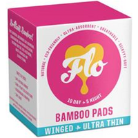 Here We Flo Bamboo Pads Combo Pack (10 Day + 5 Night Pads)