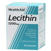HealthAid Lecithin 1200mg (unbleached) Capsules 50's