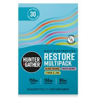 Hunter and Gather Restore Hydration Electrolytes Variety 30 Pack